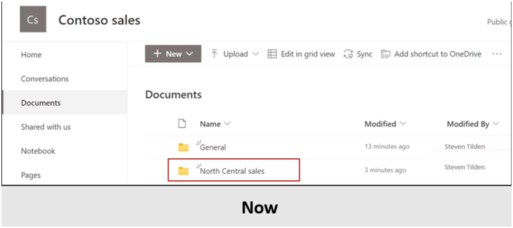 Pairing the channel and the corresponding SharePoint folder name in Microsoft Teams
