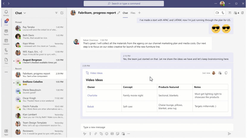 Reply to a specific message in microsoft teams