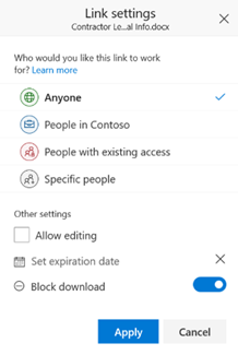 BlockDownloads fornon-channel Teams meeting recordings on OneDrive 